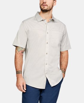 Men's UA Pierpoint Woven Short Sleeve Button Down $60