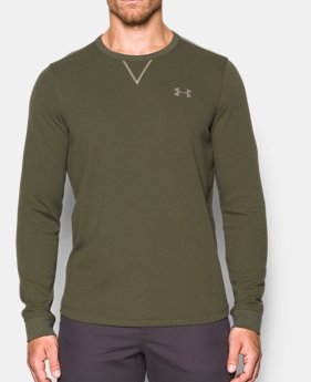 Men's UA Hunt Waffle Crew 1 Color $44.99