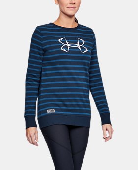 Women's UA Microthread Shoreline Terry Crew 1 Color $55