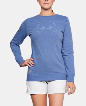 Women's UA Microthread Shoreline Terry Crew 1 Color $55