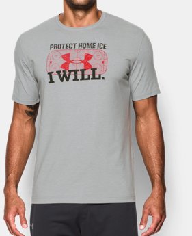 Men's UA Hockey Protect Home Ice T-Shirt 1 Color $14.24