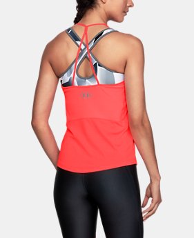 Under Armour Womens Overlay Logo Muscle Tank Under Armour Apparel 1310481