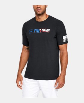 Men's UA Freedom Chest T-Shirt 1 Color Available $25