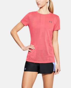 Women's UA Siro Jacquard Short Sleeve 4 Colors Available $22.49