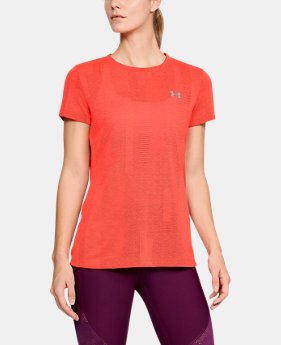 Women's UA Siro Jacquard Short Sleeve 1 Color Available $22.49