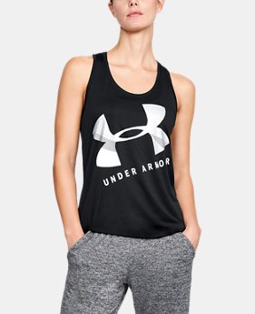 New to Outlet Women's UA Tech™ Graphic Tank 1 Color Available $20.99