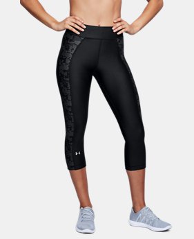 Women's HeatGear® Armour Jacquard Capris 2 Colors $50