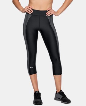 Women's HeatGear® Armour Jacquard Capris 1 Color $40