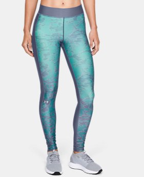 Women's HeatGear® Armour Printed Leggings 3 Colors Available $50