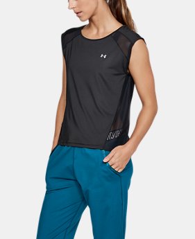 Women's UA Armour Sport Cap Sleeve T-Shirt 4 Colors Available $40