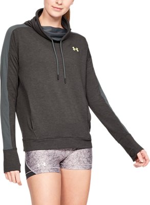 under armour featherweight fleece slouchy hoodie