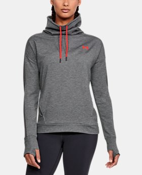 Women's UA Featherweight Fleece Funnel Neck 3 Colors Available $56.25