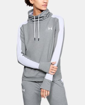 Women's UA Featherweight Fleece Funnel Neck FREE U.S. SHIPPING 1 Color Available $60