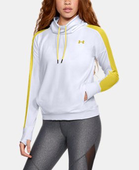 Women's UA Featherweight Fleece Funnel Neck 1 Color $60
