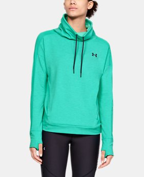 Women's UA Featherweight Fleece Funnel Neck 2 Colors Available $60