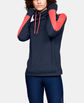 Best Seller Women's UA Featherweight Fleece Funnel Neck 5 Colors Available $60