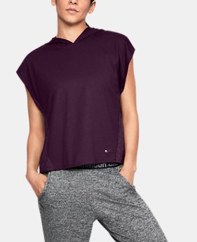 Women's UA Essentials Burnout Short Sleeve Hoodie 2 Colors Available $33