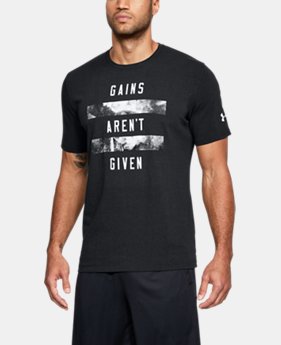 Men's UA Gains Aren't Given T-Shirt 1 Color Available $25