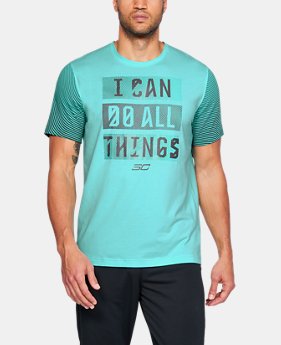 New Arrival Men's SC30 I Can Do all Things T-Shirt 2 Colors $35