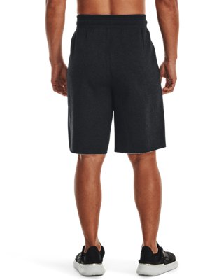 men's ua hustle fleece shorts
