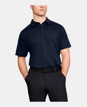 Men's UA Threadborne Outer Glow Polo 1 Color $100