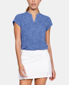 Women's UA Threadborne Printed Short Sleeve 1 Color Available $65