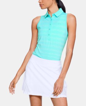 Women's UA Zinger Sleeveless Printed Polo 1 Color Available $60