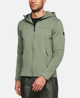 Men's UA Sportstyle Elite Utility Full Zip 4 Colors $100