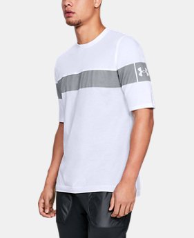 Men's UA Sportstyle Football T-Shirt 1 Color Available $35