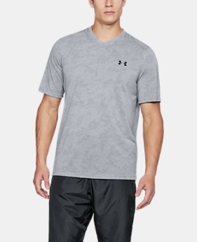 Men's UA Siro Printed V-Neck T-Shirt 1 Color $29.99