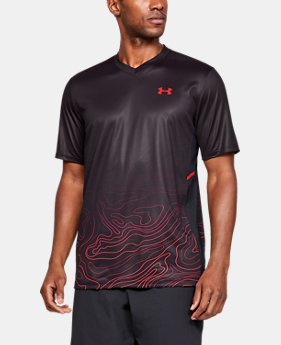 Men's UA Forge V-Neck Patterned 1 Color Available $65