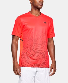 Men's UA Forge V-Neck Patterned 1 Color Available $65