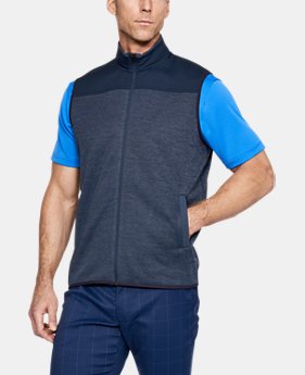 Men's UA SweaterFleece Full Zip Vest 3 Colors $65