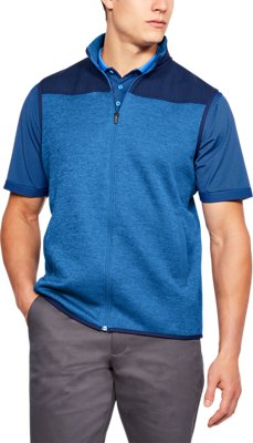 under armour full zip golf vest mens