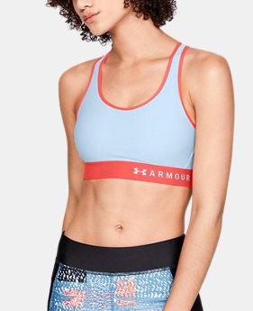 Women's Armour® Mid Sports Bra 1 Color Available $24.99 to $28