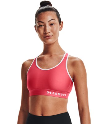 Under Armour Mid Keyhole Reggiseno Sportivo Donna 