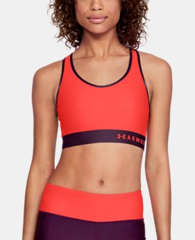 Women's Armour® Mid Sports Bra 1 Color Available $21