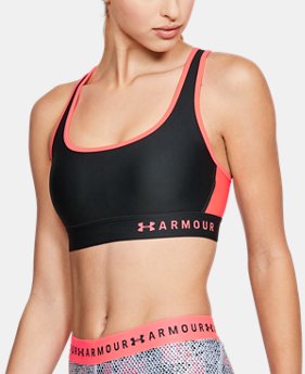 Women's Armour® Mid Crossback Sports Bra 1 Color $35