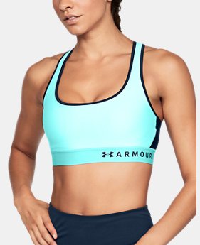 Women's Armour® Mid Crossback Sports Bra 2 Colors Available $35