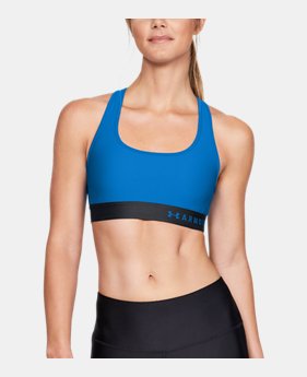Women's Armour® Mid Crossback Sports Bra 3 Colors Available $40