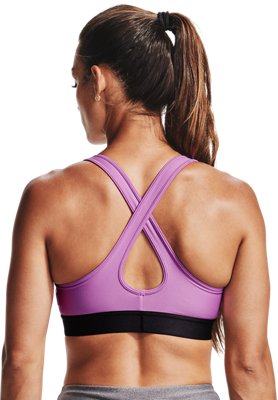 under armour purple sports bra