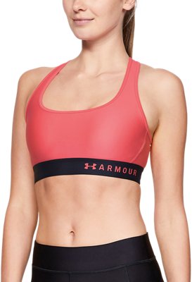 under armour red sports bra