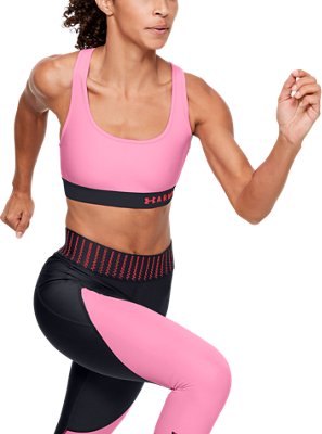 under armour mid crossback sports bra