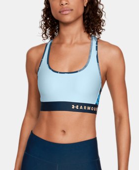 Women's Armour® Mid Crossback Print Sports Bra 1 Color Available $40