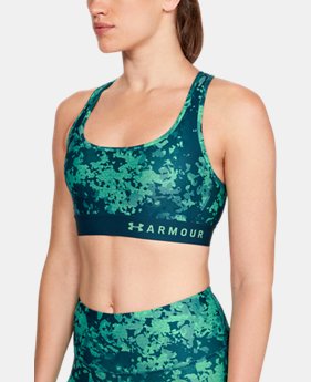 Women's Armour® Mid Crossback Print Sports Bra 11 Colors Available $40