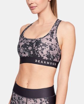 Women's Armour® Mid Crossback Print Sports Bra 1 Color Available $45