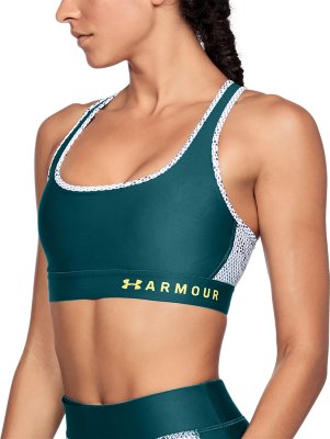 Under Armour Womens Cross Back Graphic Sport Bra Clothing Women's Clothing