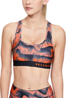 orange sports crop top