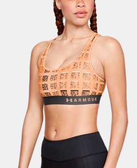 Women's Armour® Mid Crossback Print Sports Bra 2 Colors Available $40