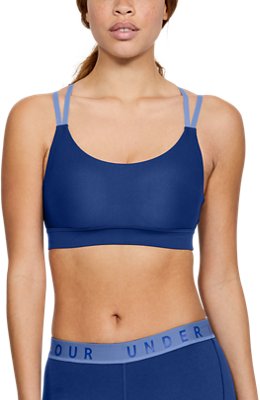 under armour blue sports bra
